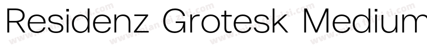 Residenz Grotesk Medium Wide字体转换